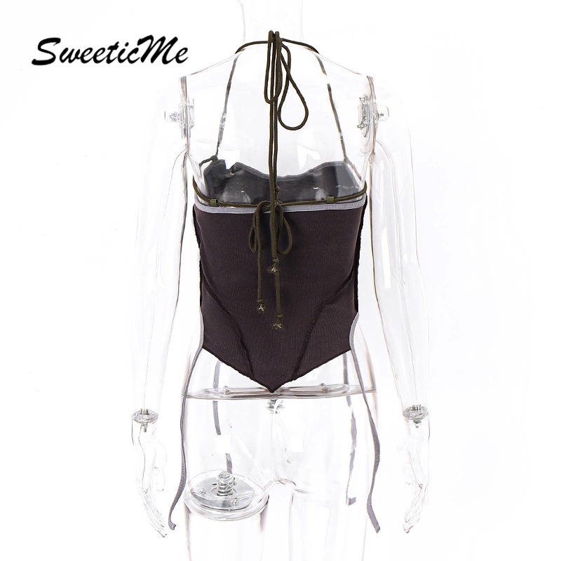 Áo Dây Sát Nách Hở Lưng Dáng Ôm Thời Trang Cho Nữ