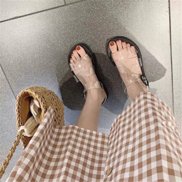 [Order] Sandal quai trong suốt cực xinh