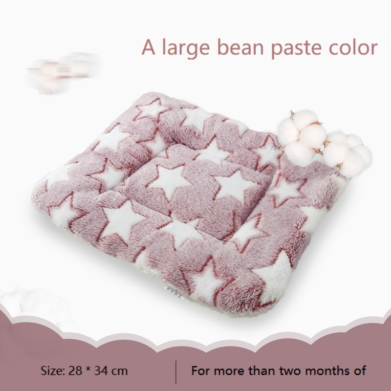 Qq Le Thảm Cotton Nhung Lông Cừu Dày Ấm Áp Hình Thỏ Totoro Chuột Hamster Guinea Lợn