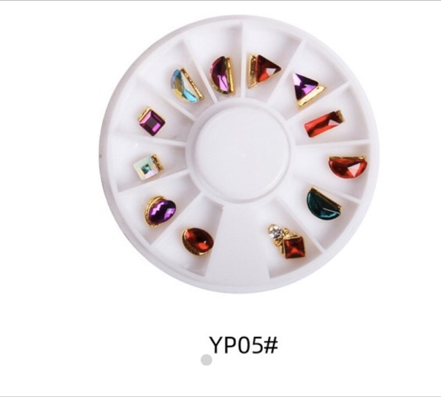 Set trang sức gắn nail đá viền mỹ ký YP