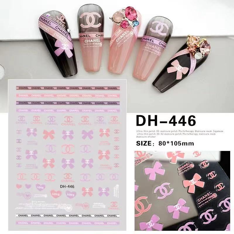 Sticker trang trí nail ma DH446