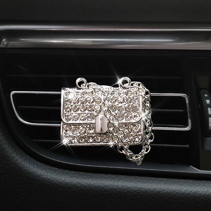 High Heels Car Air Outlet Aromatherapy Clip Creative Diamond Bag Women's Car Perfume Decorations Ointment Pieces in the Car Auto department store supplies