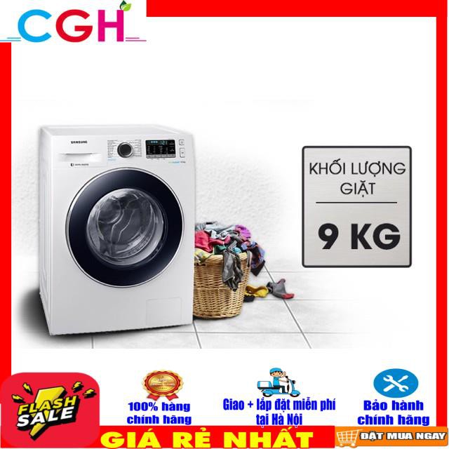 Máy giặt Samsung Inverter 9 kg WW90J54E0BW/SV (Miễn phí giao tại Hà Nội)