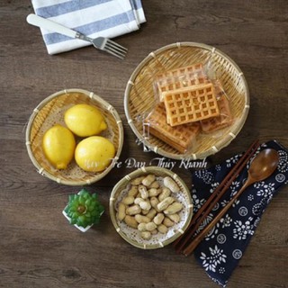 Rá tre, rổ tre nhí đựng đồ ăn nhà bếp
