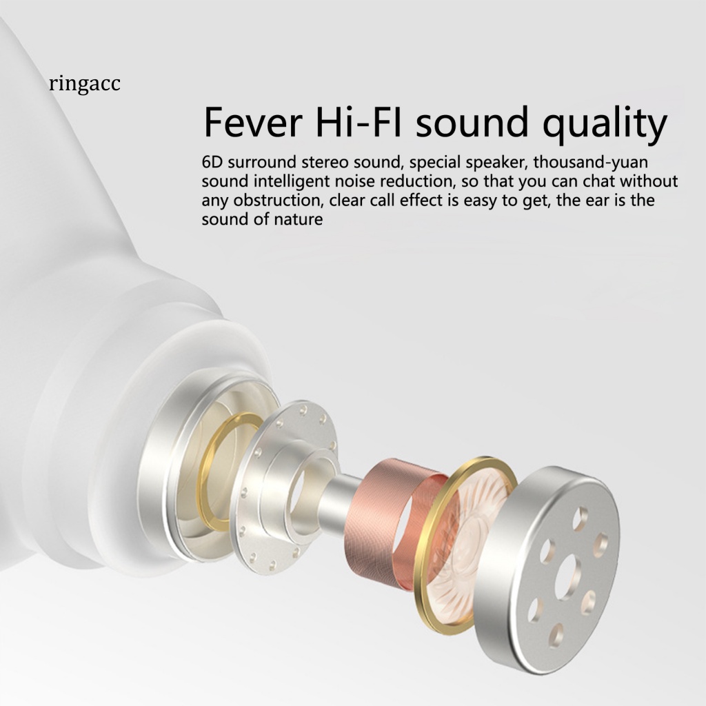 1 Cặp Tai Nghe Bluetooth E6S Không Dây 5.0 Màn Hình LED Kỹ Thuật Số