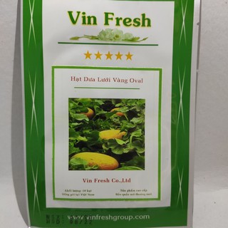 Hạt giống cây Dưa Lưới Vàng Oval - 10 Hạt