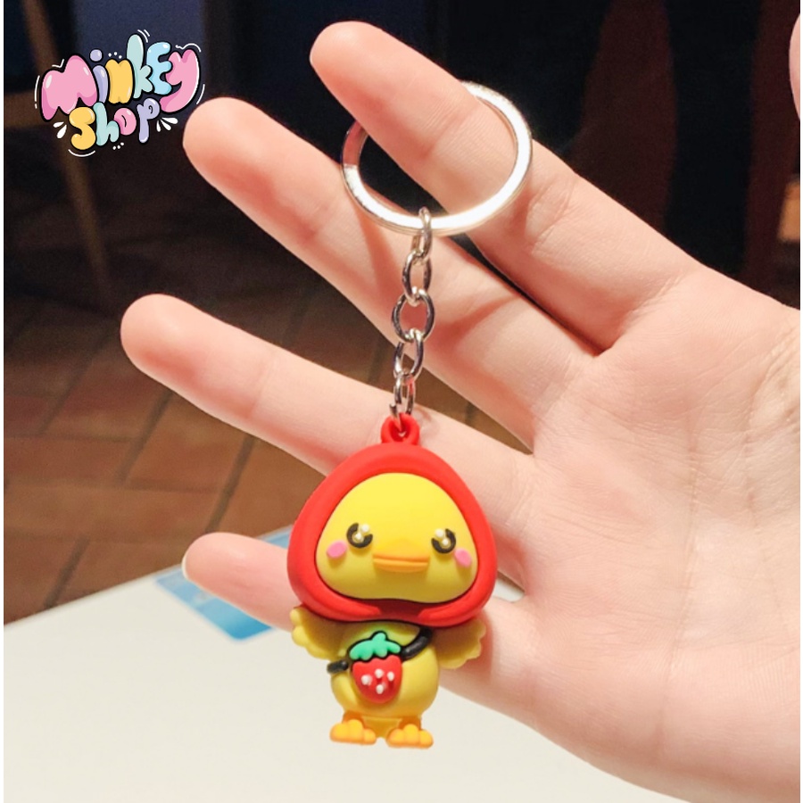 Móc Khóa Đẹp Hình Vịt Cute phụ kiện Túi Xách dễ thương - Minkey