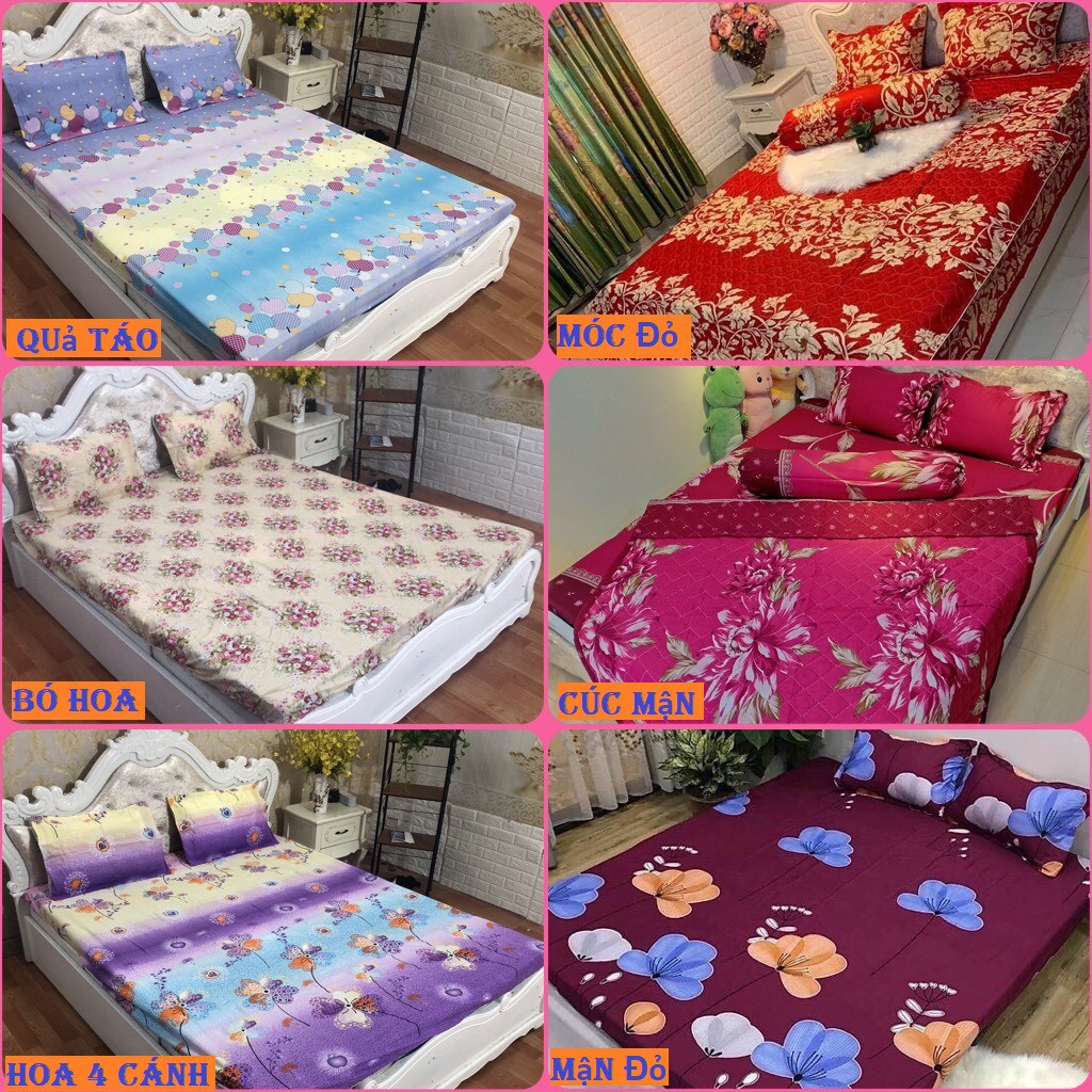 [1m6/1m8] Xả kho thu vốn 1 drap 2 vỏ gối mẫu sao trắng nền cam