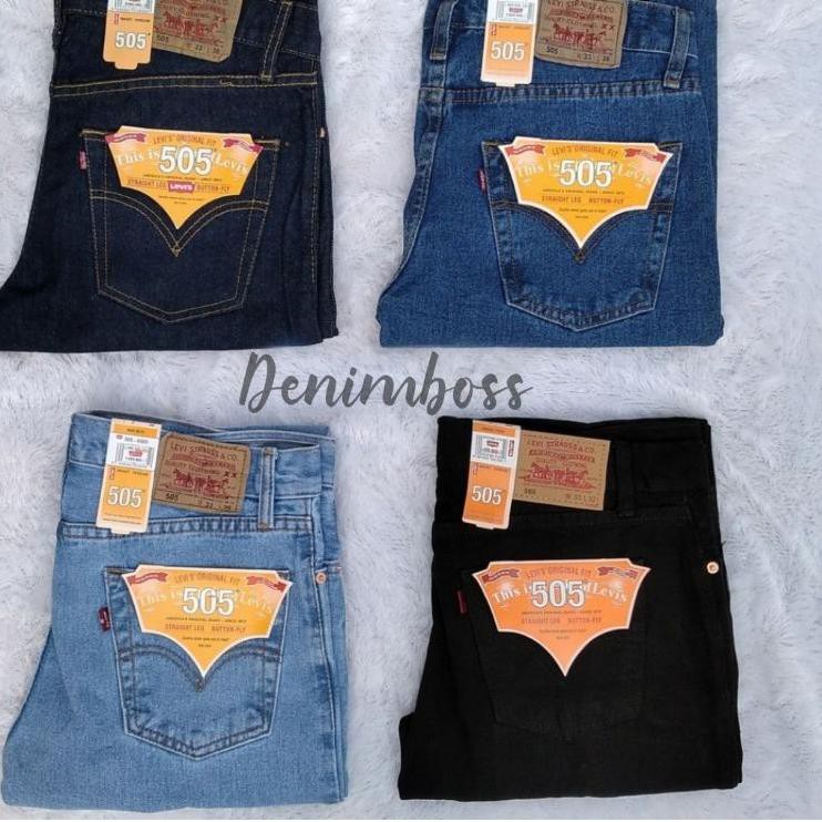 Quần Jean Nam Ống Rộng Ask Size Lớn Levis 505