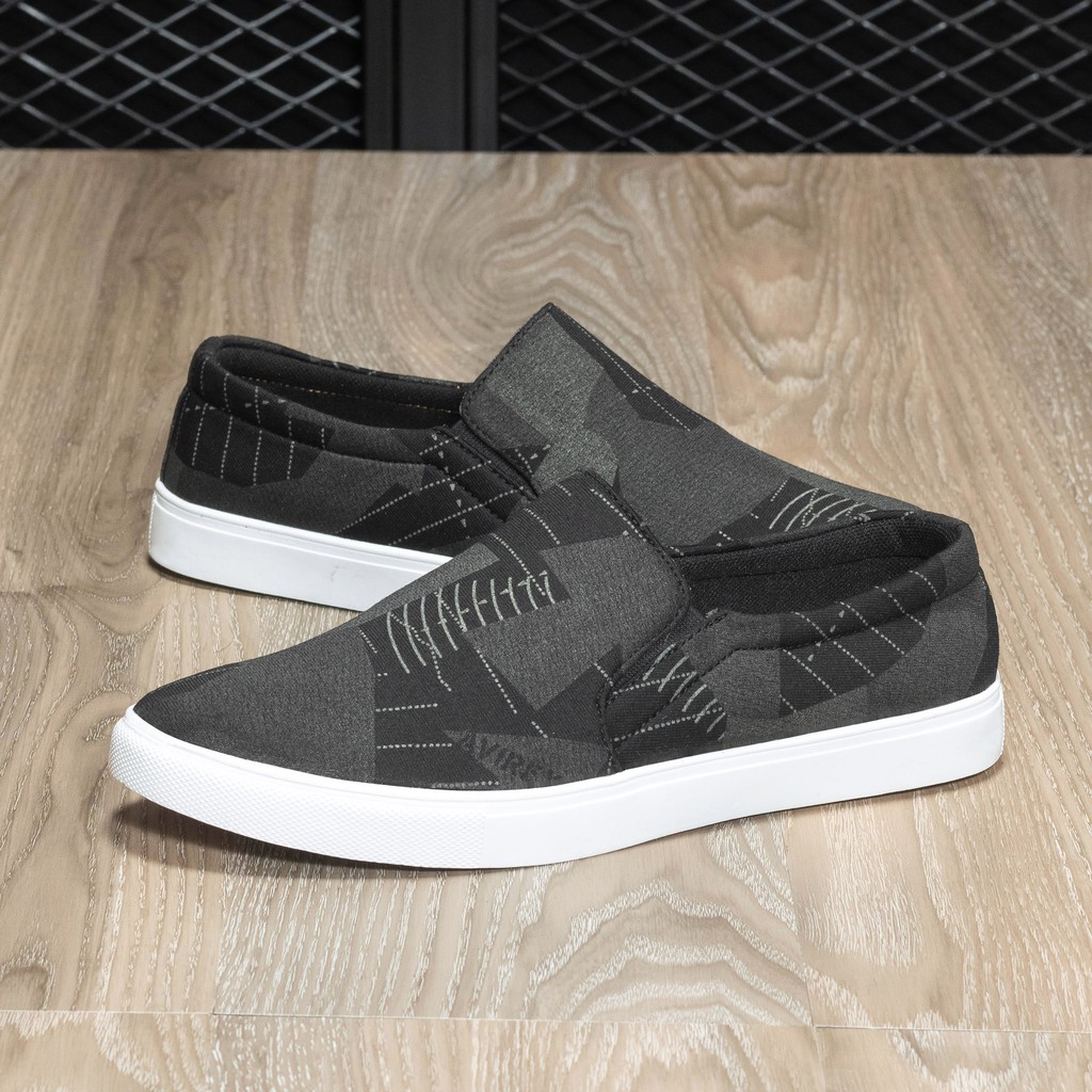 Giày lười nam ORSIL vải jean họa tiết caro ma L16 | BigBuy360 - bigbuy360.vn