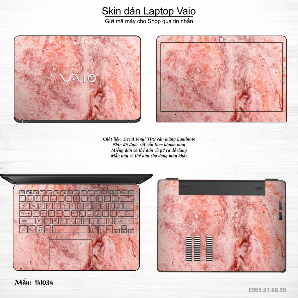Skin dán Laptop Sony Vaio in hình thiết kế nhiều mẫu 6 (inbox mã máy cho Shop)