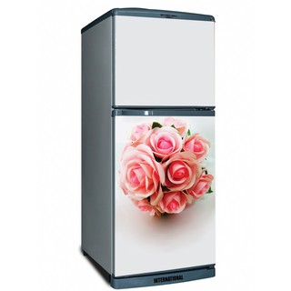 DECAL DÁN TỦ LẠNH HOA HỒNG