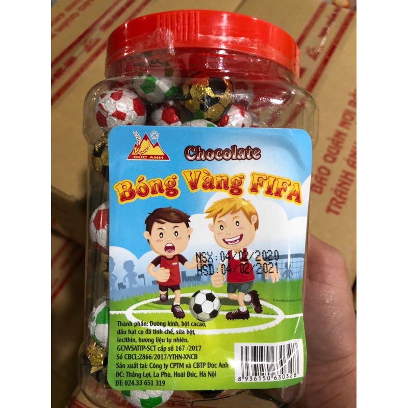 Hộp kẹo socola hình bóng