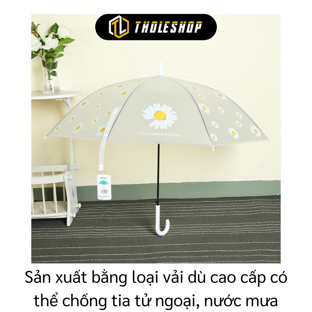 [SGD] Dù Đi Mưa - Dù Trong Suốt Hình Hoa Cúc Che Mưa Nắng, Phụ Kiện Chụp Ảnh 529