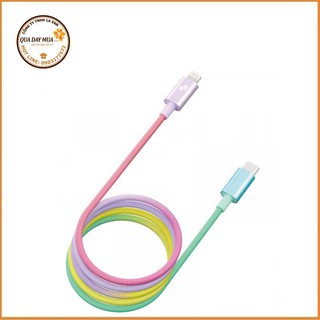 Cáp Type C - Lightning 1m MFI Umetravel MF2 Cầu vồng