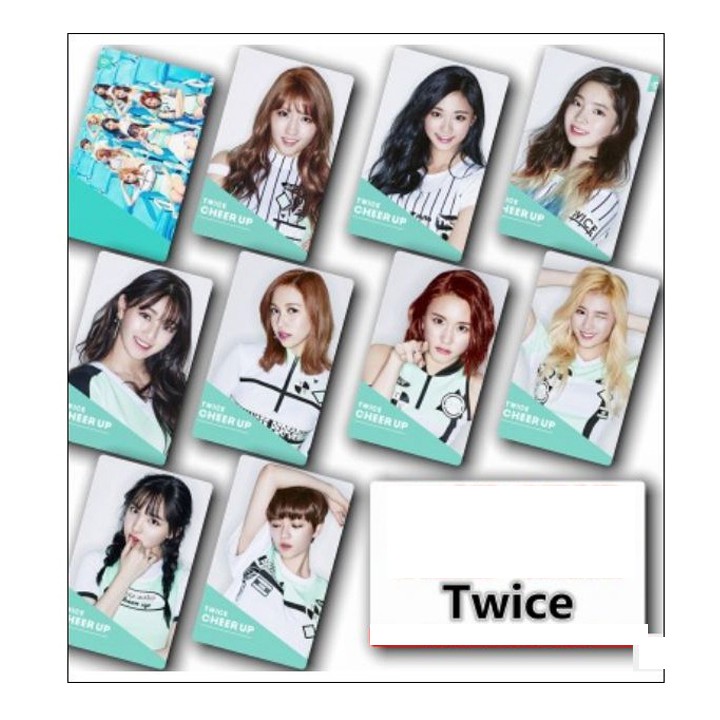 (9 mẫu) Card twice card in hình nhóm nhạc hàn quốc quà tặng xinh xắn dễ thương