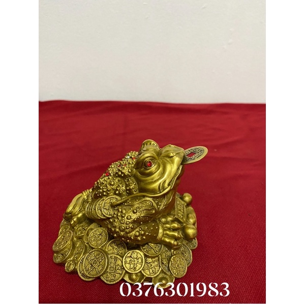 Bộ linh vật trên ban thần tài cóc thiềm thừ rùa đồng rồng long quy linh vật phong thủy