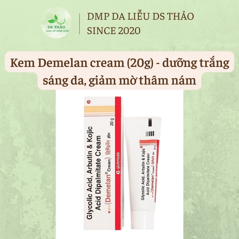 Kem Demelan cream (20g) - dưỡng trắng sáng da, giảm mờ thâm nám