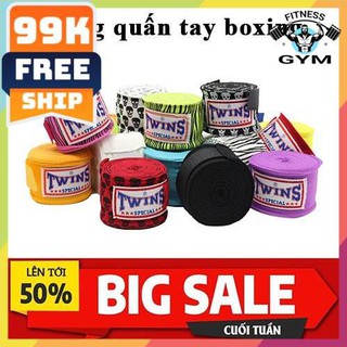 FREESHIP 🎁 Băng đa quấn tay boxing Twins ⚡ Băng quấn tay đấm bốc 5m