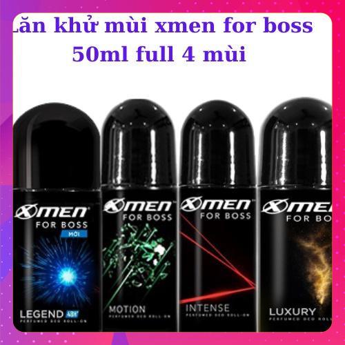 Lăn khử mùi xmen for boss 50ml đủ 4 mùi intense,lăn khử mùi luxury 50ml,lăn khử mùi motion, legend giữ hương 48h