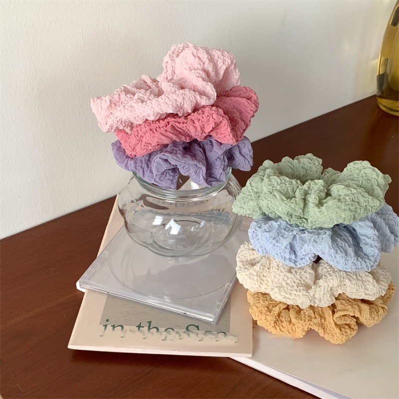 Newest Simple Candy Color Cloth Hair Rope Fashion Hair Accessories for Women