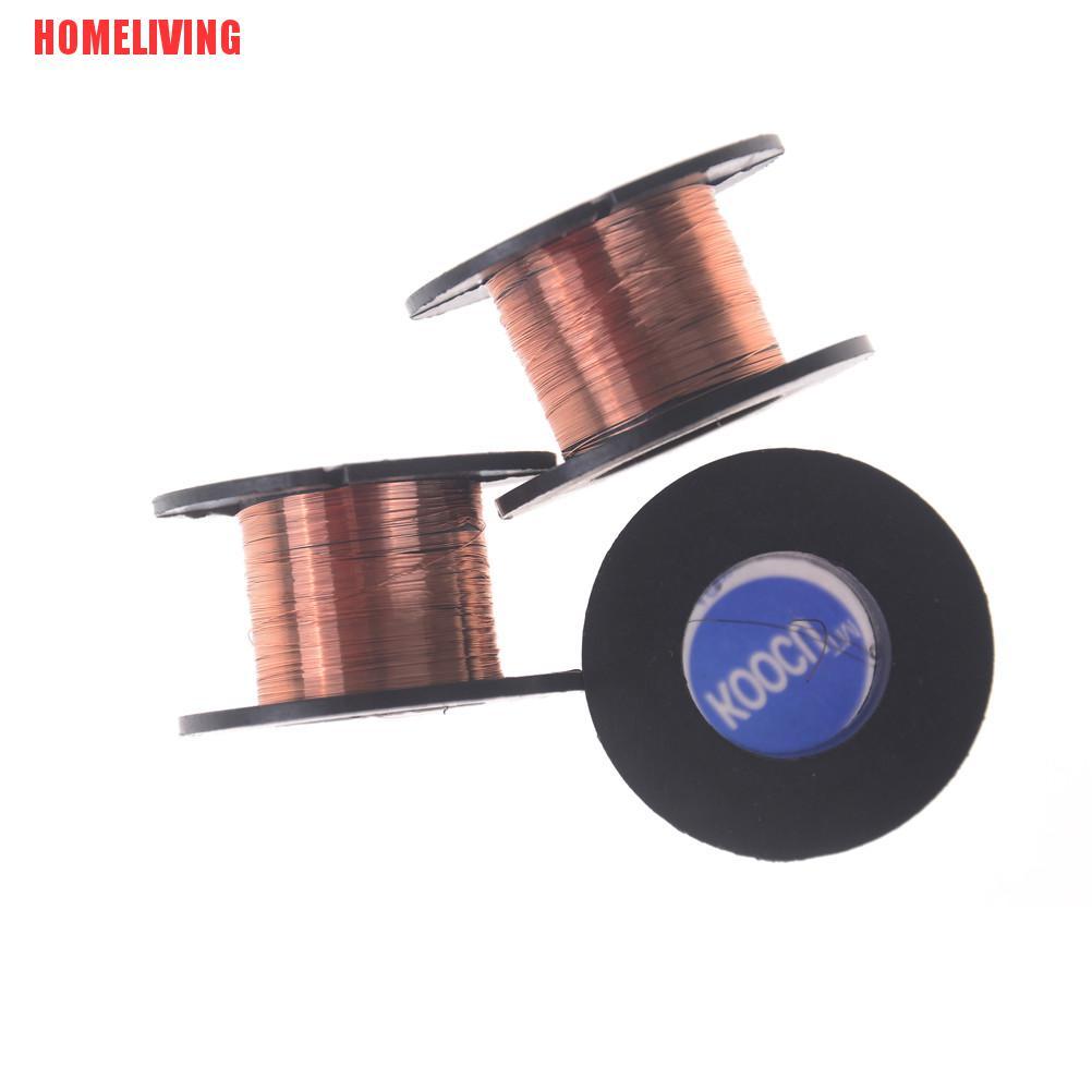 Cuộn Dây Đồng Tráng Men Mỏng 11M Đường Kính 0.1mm Dùng Làm Đồ Trang Trí DIY