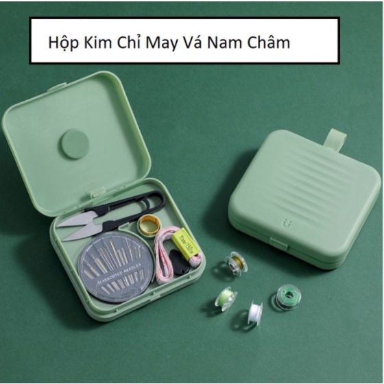 Hộp Đựng Kim Chỉ Đa Năng Nam Châm - Bộ Kim Chỉ Mini May Vá Cao Cấp