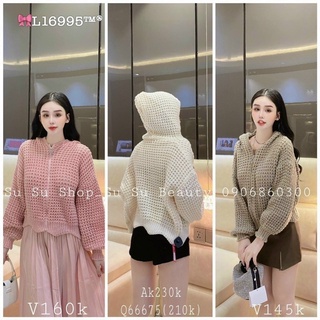 Áo khoác len có nón hàng Qc sẵn hàng