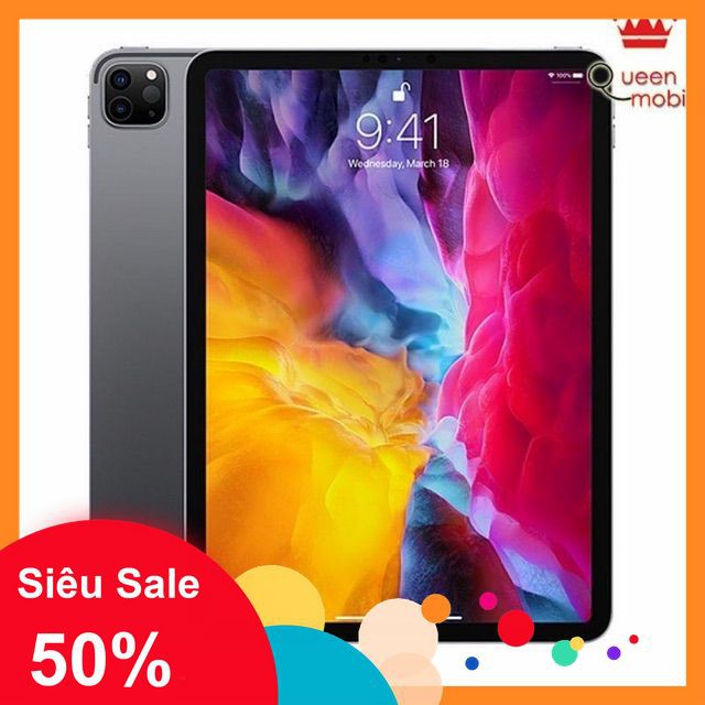 Máy tính bảng IPAD PRO 12.9" (2020) 128GB 4G CELLULAR + WIFI NEW 100% SEAL