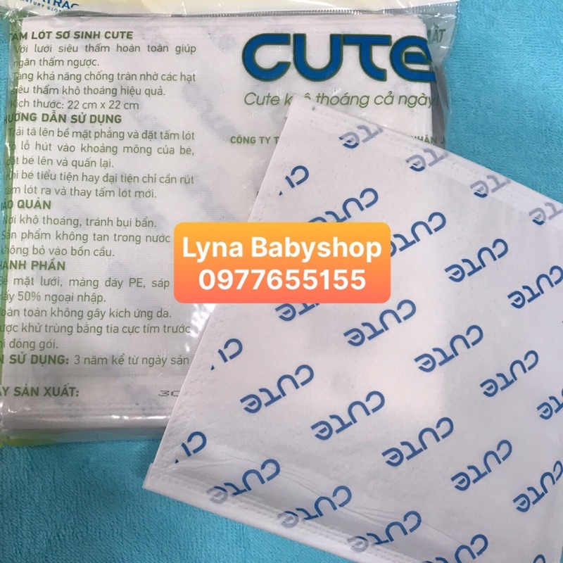 Tấm lót sơ sinh Cute