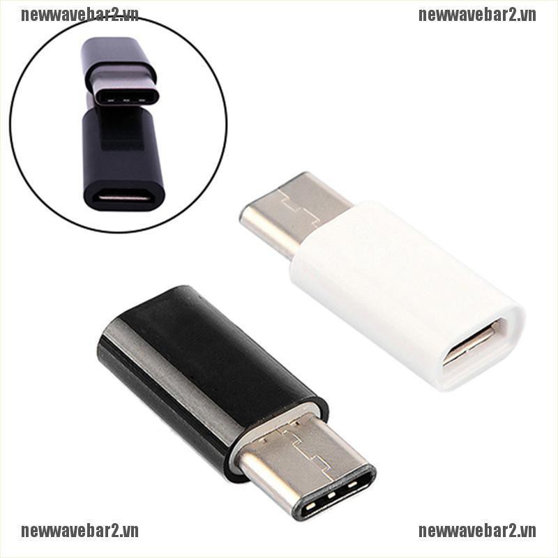 Set 2 Đầu Chuyển Đổi Usb 3.1 Type C Sang Micro Usb Female