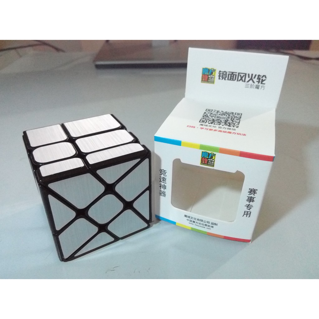 Rubik's cube Mofang JiaoShi  Windmill mirror - Rubik gương bạc