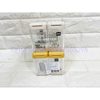 Hộp đựng gia vị nhựa GPPS Lock&Lock Cube Seasoning Case P-2325 180ml Hàng P&Q Set 2 Hộp