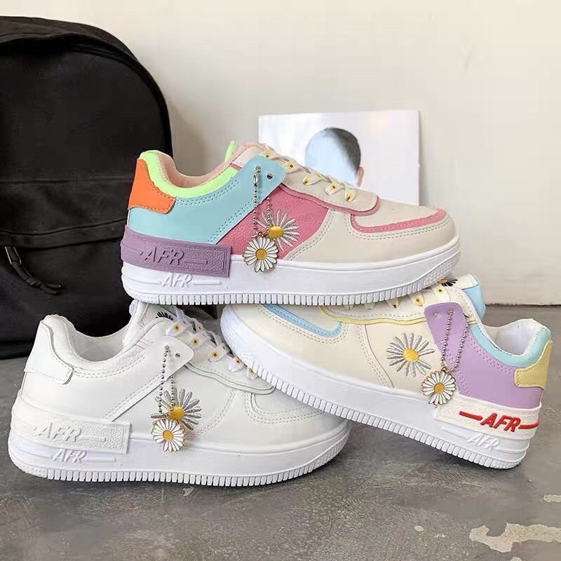FREE SHIP giày thể thao nữ độn đế khóa HOA CÚC AIR siêu đẹp-mẫu hot 2021 | BigBuy360 - bigbuy360.vn