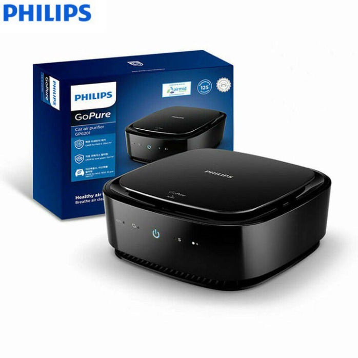 Máy khử mùi, lọc không khí dùng trên xe ô tô. Thương hiệu cao cấp Philips, mã GP6201 - Hàng Chính Hãng {CHÍNH HÃNG 100%}