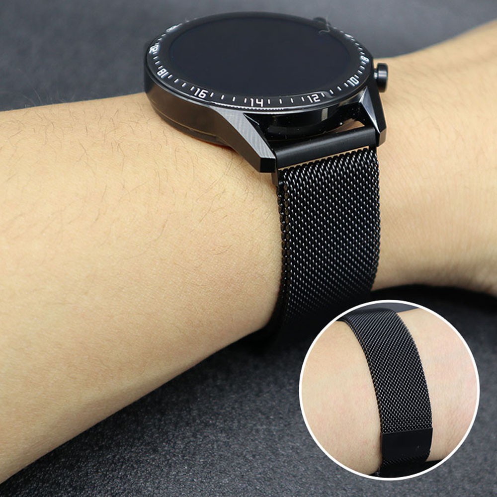 Dây Đeo Inox Cho Đồng Hồ Thông Minh Huami Amazfit GTR 4 3 2 Pro 47mm Pace Stratos