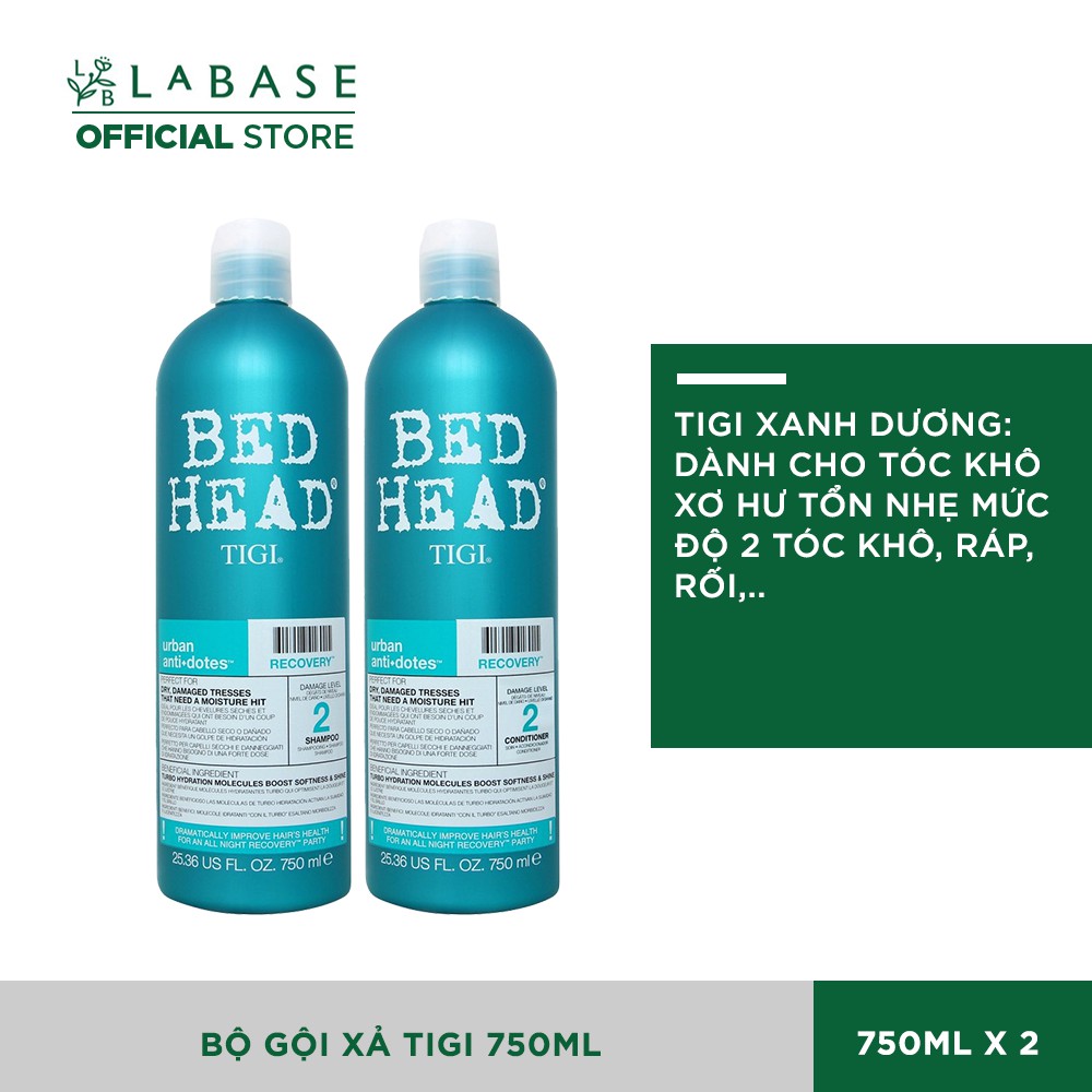 Bộ Dầu Gội - Xả TiGi giúp dưỡng tóc mà 750ml
