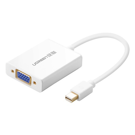 Cáp Chuyển Mini Displayport To Vga + Audio UGREEN 10437 - Hàng Chính Hãng