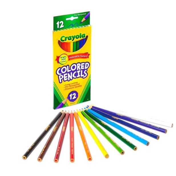 Hộp 12 cây chì màu Crayola Colored Pencils