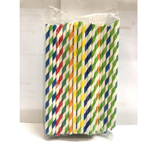 Ống hút giấy phi 8 (100 ống/ bịch )