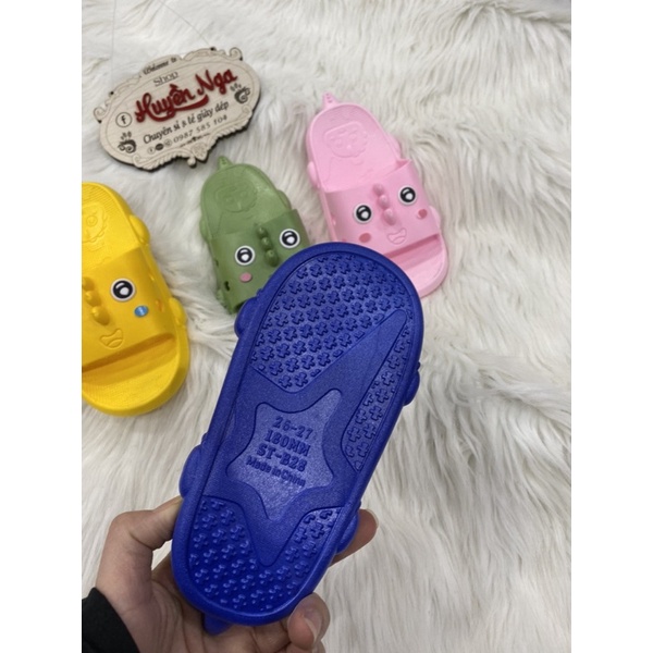 Dép lê bé trai bé gái size 24-29 dép có đuôi