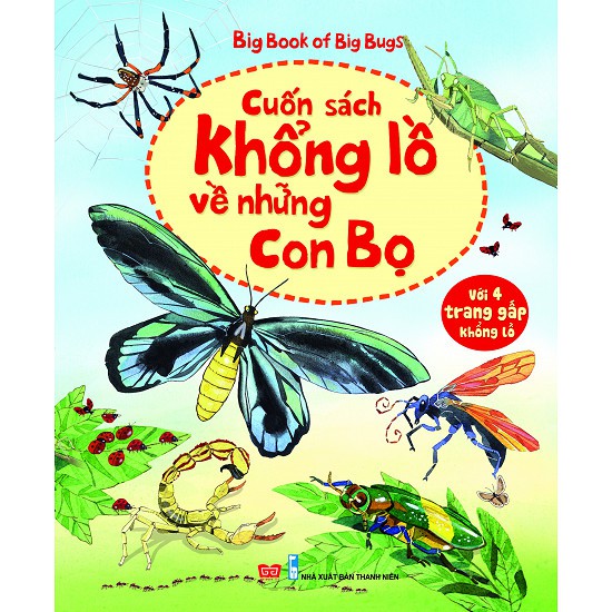 Sách - Cuốn Sách Khổng Lồ Về Những Con Bọ - (Big Book Of Big Bugs)