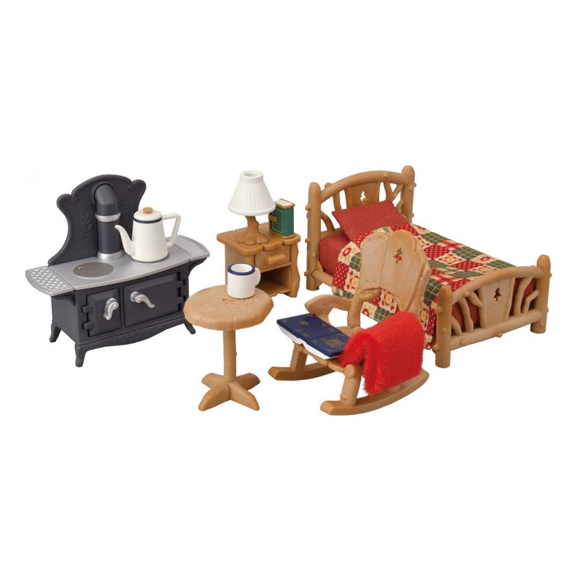 Đồ Chơi Sylvanian Families Bộ Nội Thất Ngôi Nhà Gỗ Log Furniture Set