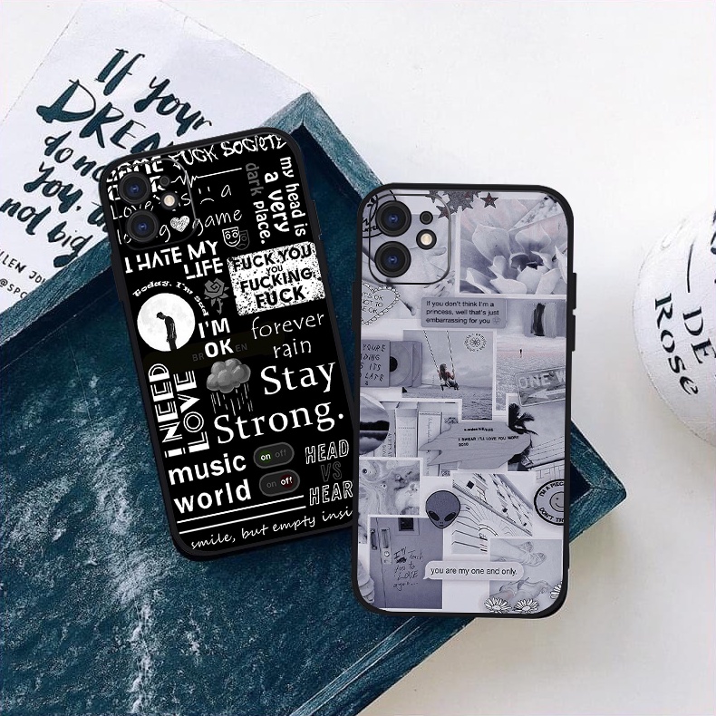 Vỏ ốp iPhone Silicon viền vuông Art 173-174 cho iPhone 6pl/6s/6spl/7/7pl/8/8pl/x/xs/11/12/13/14/pro/max - Chinchincase