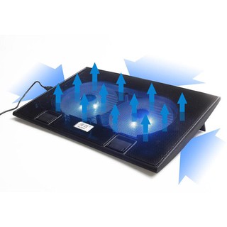 [SALE OFF] Đế Tản Nhiệt Laptop COOLING PAD 2FAN LỚN