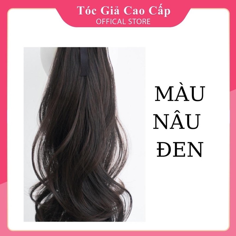 Tóc giả cột xoăn đuôi ngắn 25cm thời trang nữ ❇️freeship ❇️