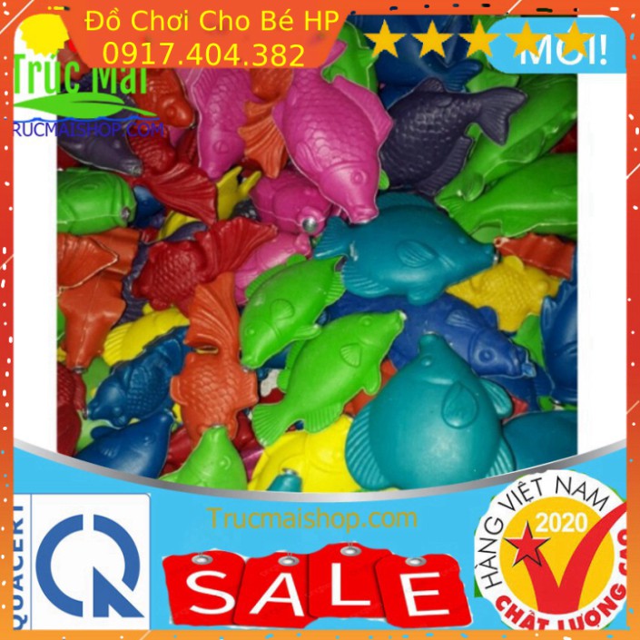 [SIÊU SALE] đồ chơi cho bé 1kg cá nhựa cân ✅ Hàng Việt Nam ✅  Đồ Chơi Trẻ Em HP