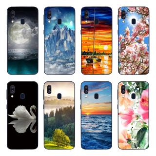 Ốp điện thoại TPU mềm in hình phong cảnh nghệ thuật cho Samsung Galaxy A9/A8 Star/A9/A7 2018/A9S/A8S/A6S/A750