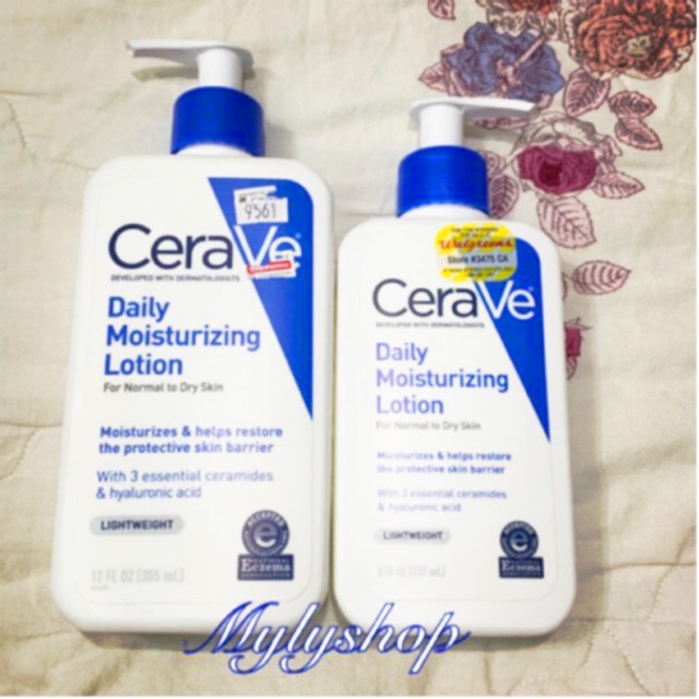 SỮA DƯỠNG ẨM CHO DA KHÔ CERAVE DAILY MOISTURIZING LOTION 237ml, 355ml