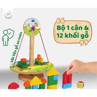 Dĩa cân bằng - Đồ chơi gỗ thông minh